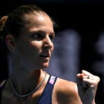 Karolina Pliskova at the 2023 Australian Open