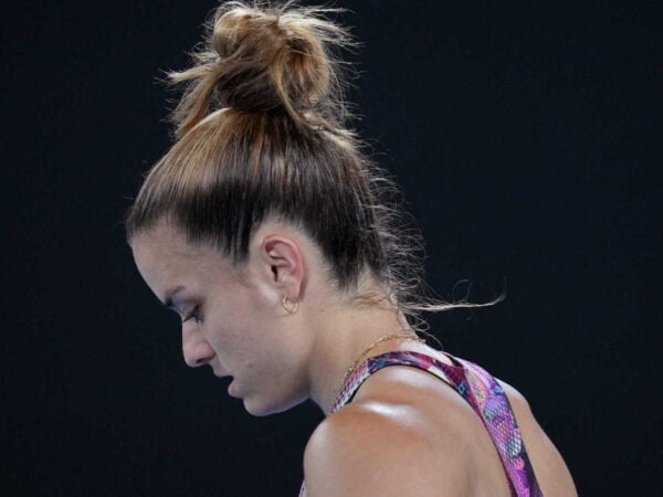 Maria Sakkari contre Lin Zhu à l'Open d'Australie 2023