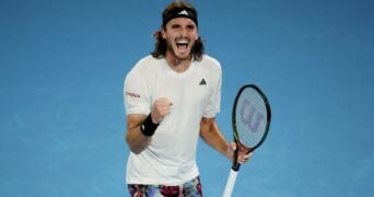 Stefanos Tsitsipas se qualifie pour les demi-finales de l'Open d'Australie 2023