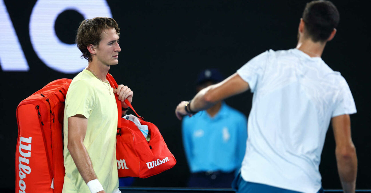 Sebastian Korda et Karen Khachanov à l'Open d'Australie