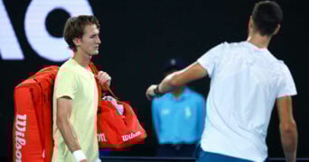 Sebastian Korda et Karen Khachanov à l'Open d'Australie