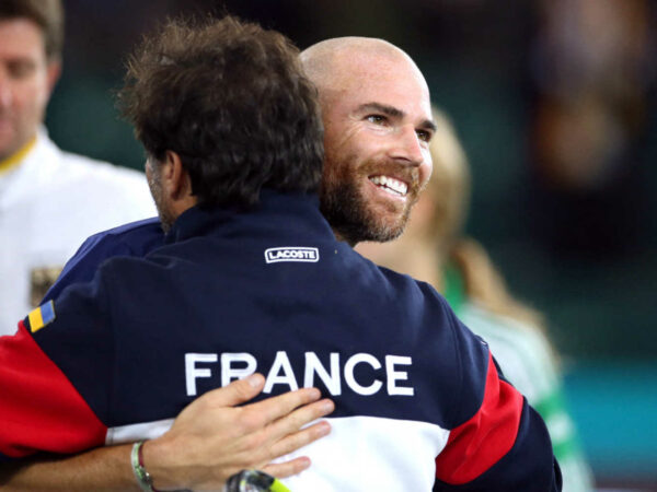 Sébastien Grosjean et Adrian Mannarino Coupe Davis