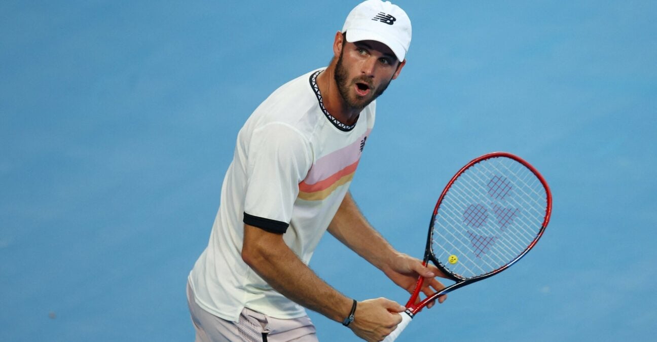 Tommy Paul après sa victoire contre Roberto Bautista Agut à l'Open d'Australie 2023
