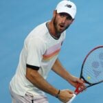 Tommy Paul après sa victoire contre Roberto Bautista Agut à l'Open d'Australie 2023