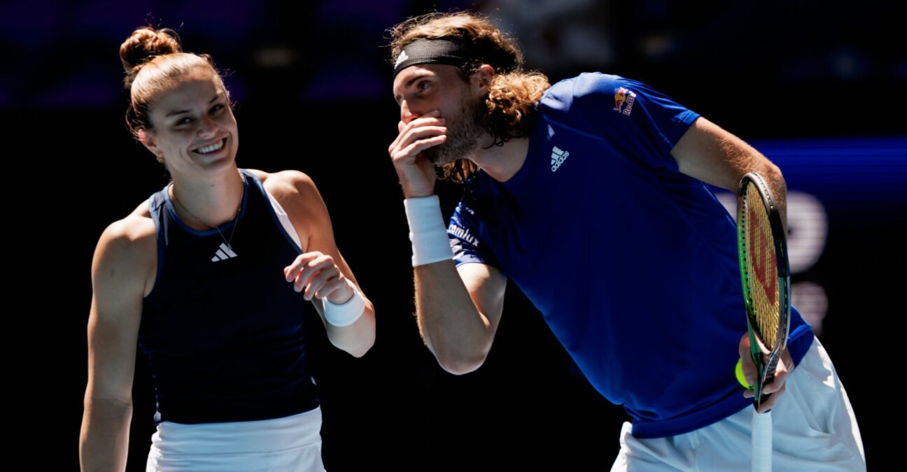 Tsitsipas et Sakkari, United Cup 2023
