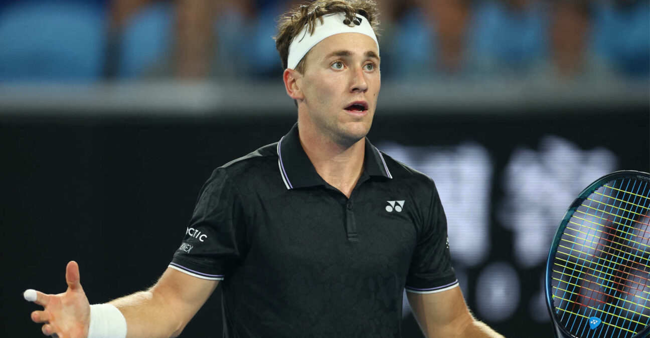 Casper Ruud contre Thomas Machac à l'Open d'Australie