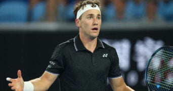 Casper Ruud contre Thomas Machac à l'Open d'Australie