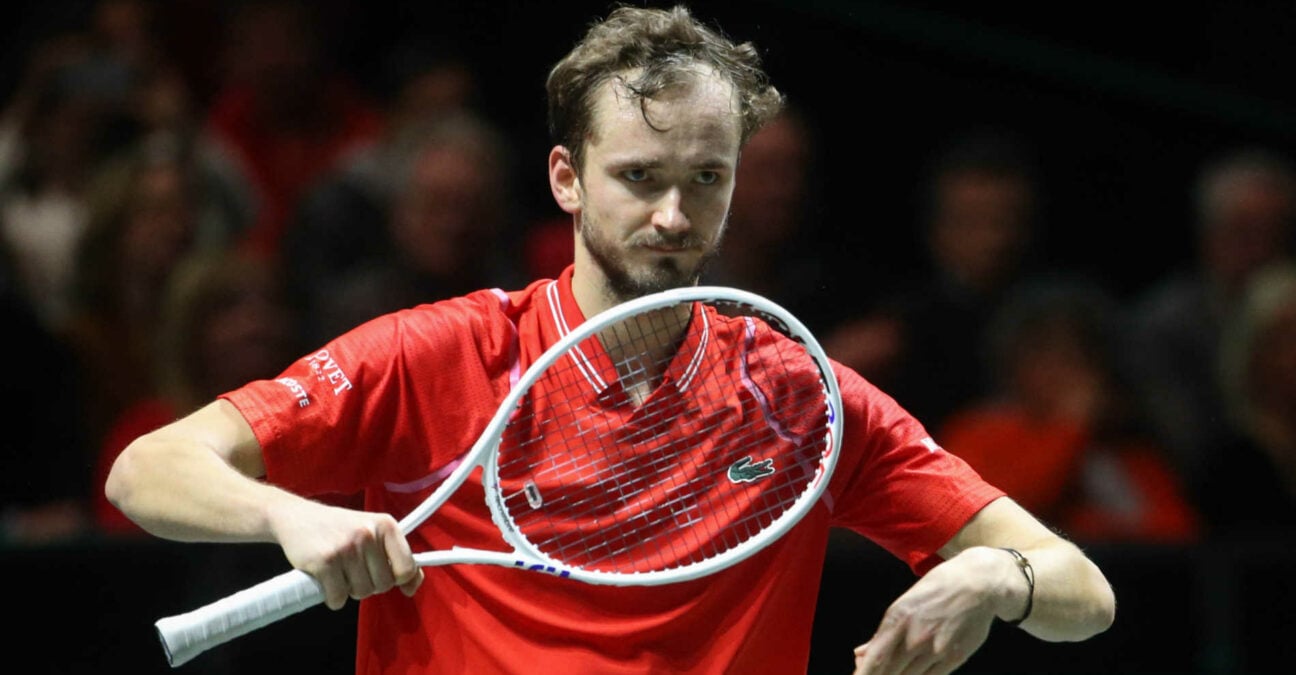 Célébration de Daniil Medvedev à Rotterdam