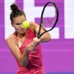 Veronika Kudermetova à Doha en 2023