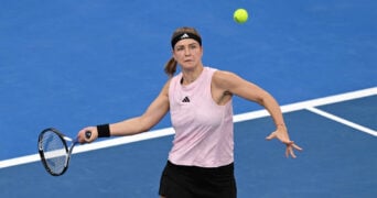 Karolina Muchova à Doha en 2023