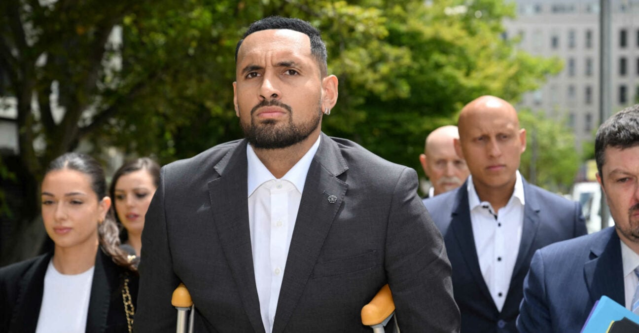 Nick Kyrgios en route vers le tribunal