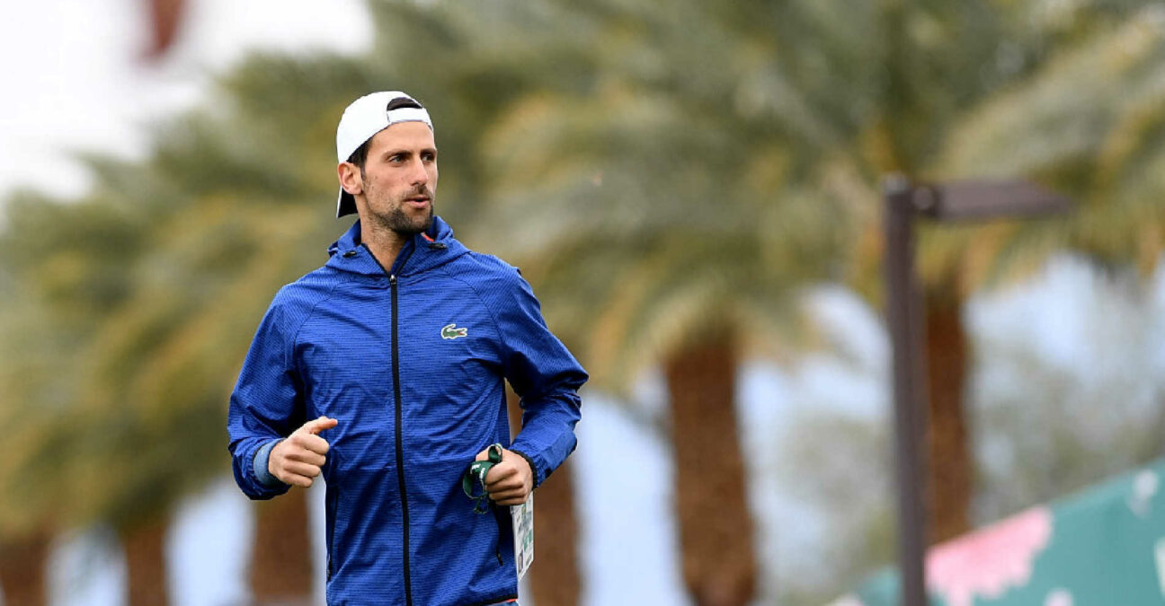 Novak Djokovic à Indian Wells