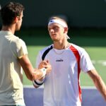 Alejandro Davidovich Fokina Karen Khachanov poignée de mains Indian Wells