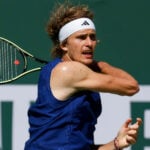 Alexander Zverev coup droit Indian Wells