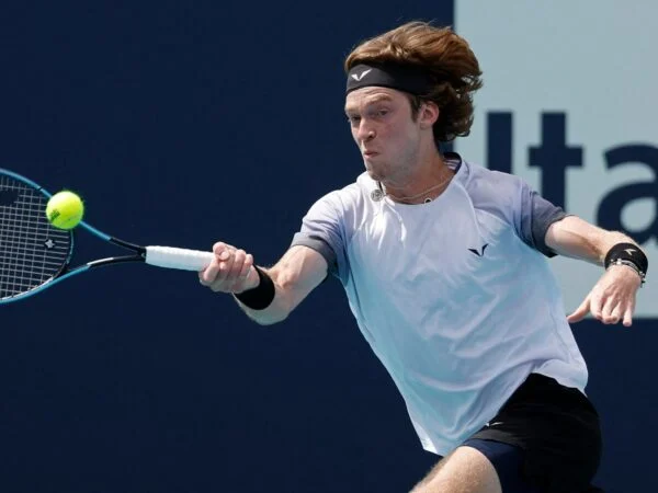 Andrey Rublev Miami coup droit bout de course