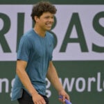Ben Shelton à l'entraînement à Indian Wells 2023