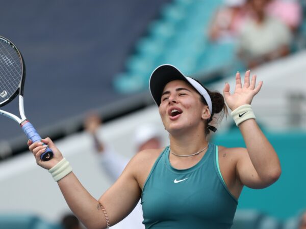 Bianca Andreescu Miami reaction joie