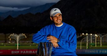 Carlos Alcaraz trophée Indian Wells