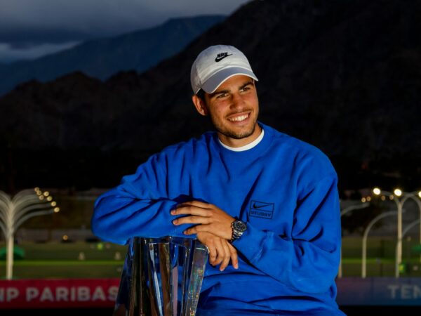 Carlos Alcaraz trophée Indian Wells