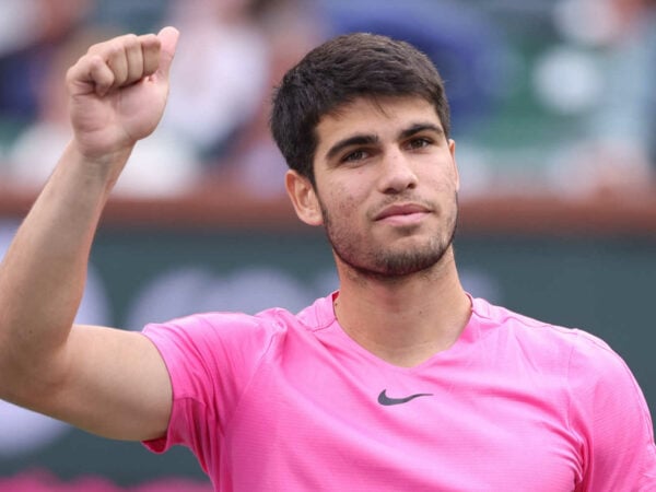 Carlos Alcaraz après sa victoire à Indian Wells