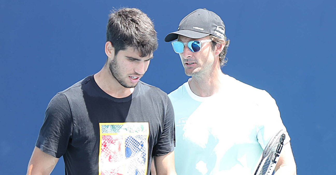 Carlos Alcaraz et Juan Carlos Ferrero Miami 2023