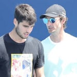 Carlos Alcaraz et Juan Carlos Ferrero Miami 2023