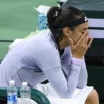 Caroline Garcia Indian Wells reaction
