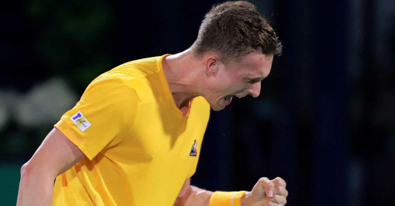 Cri de joie pour Jiri Lehecka à Dubaï en 2023