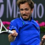 Daniil Medvedev coup droit indian Wells