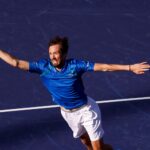 Daniil Medvedev Indian Wells 2023 volée