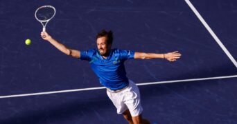 Daniil Medvedev Indian Wells 2023 volée
