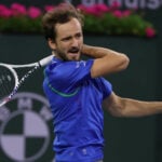Daniil Medvedev coup droit fin de geste Indian Wells