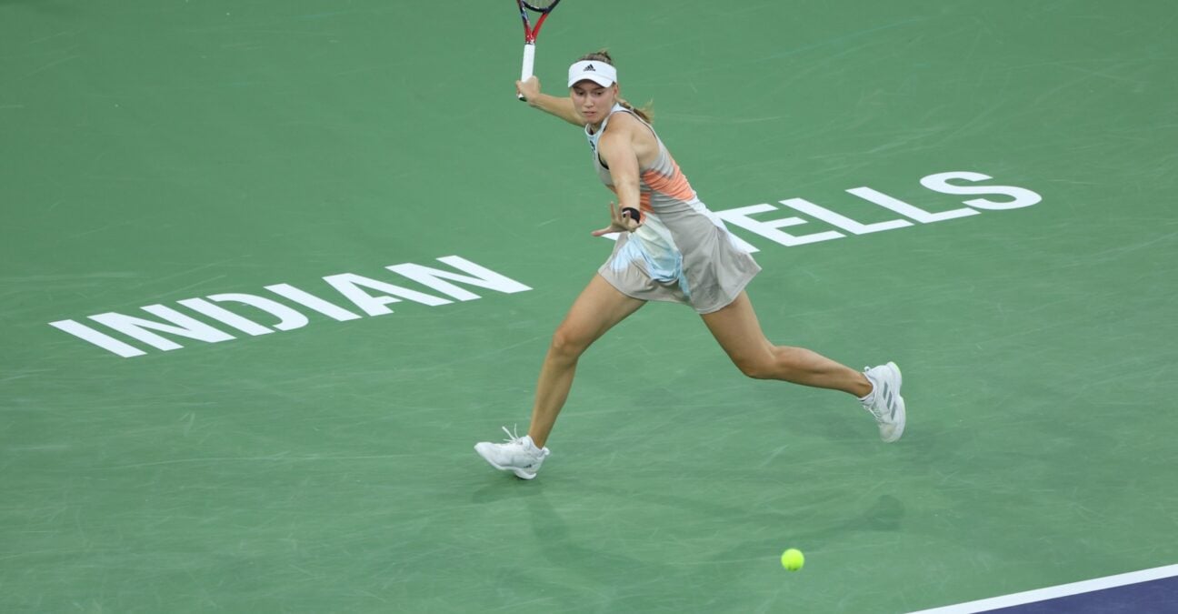 Elena Rybakina Indian Wells coup droit