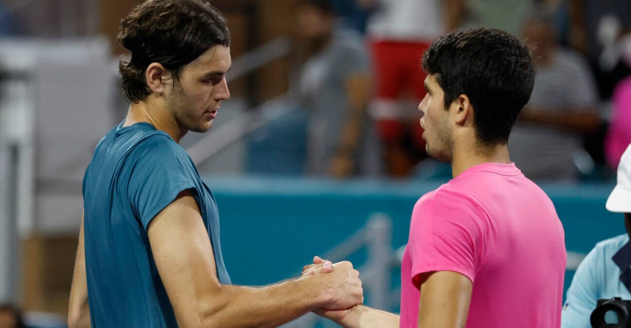 Taylor Fritz, Carlos Alcaraz, Miami 2023
