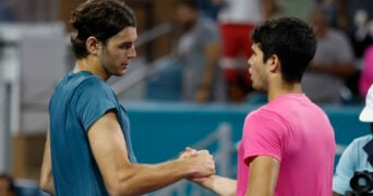 Taylor Fritz, Carlos Alcaraz, Miami 2023