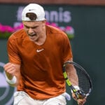 Holger Rune poing serré célébration Indian Wells 2023