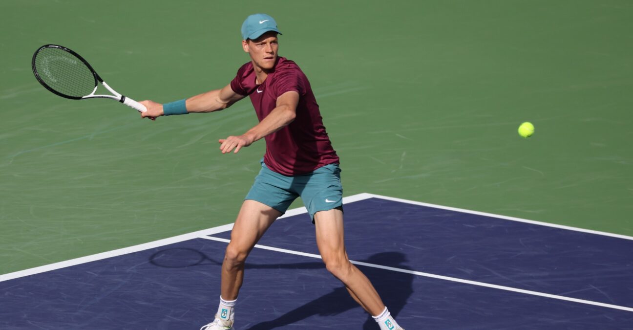 Jannik Sinner Indian Wells coup droit