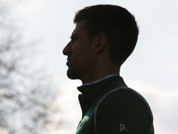 Novak Djokovic dans l'ombre