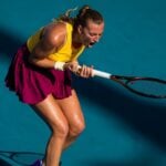 Petra Kvitova Miami reaction poing serré