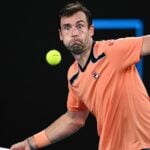 Quentin Halys Open d'Australie coup droit défense
