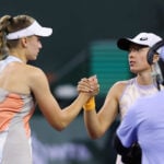 Elena Rybakina et Iga Swiatek, Indian Wells 2023
