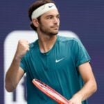 Taylor Fritz Miami réaction poing serré