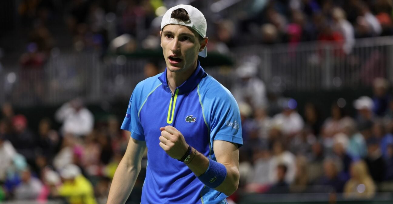 Ugo Humbert poing serré Indian Wells 2023
