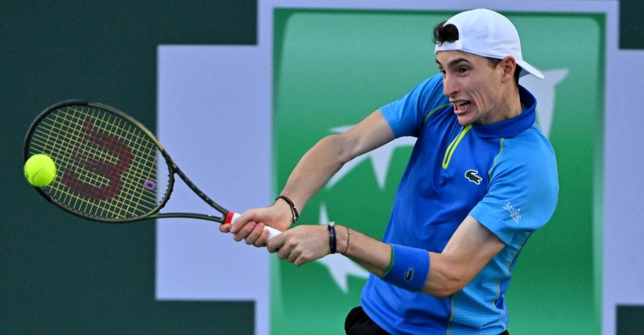 Ugo Humbert Indian Wells retour revers