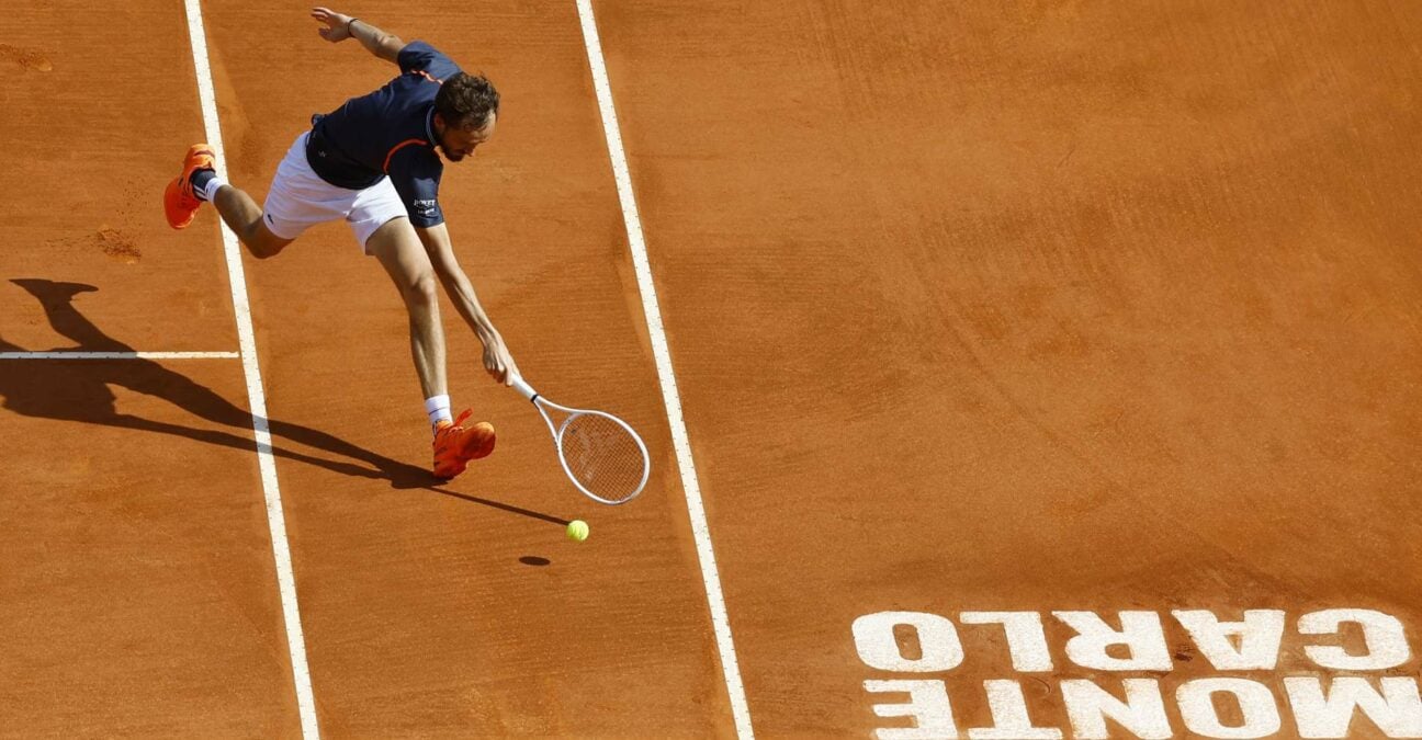 Daniil Medevedv Monte Carlo course amortie