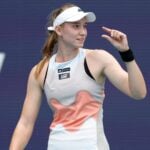 Elena Rybakina Miami reaction sourire