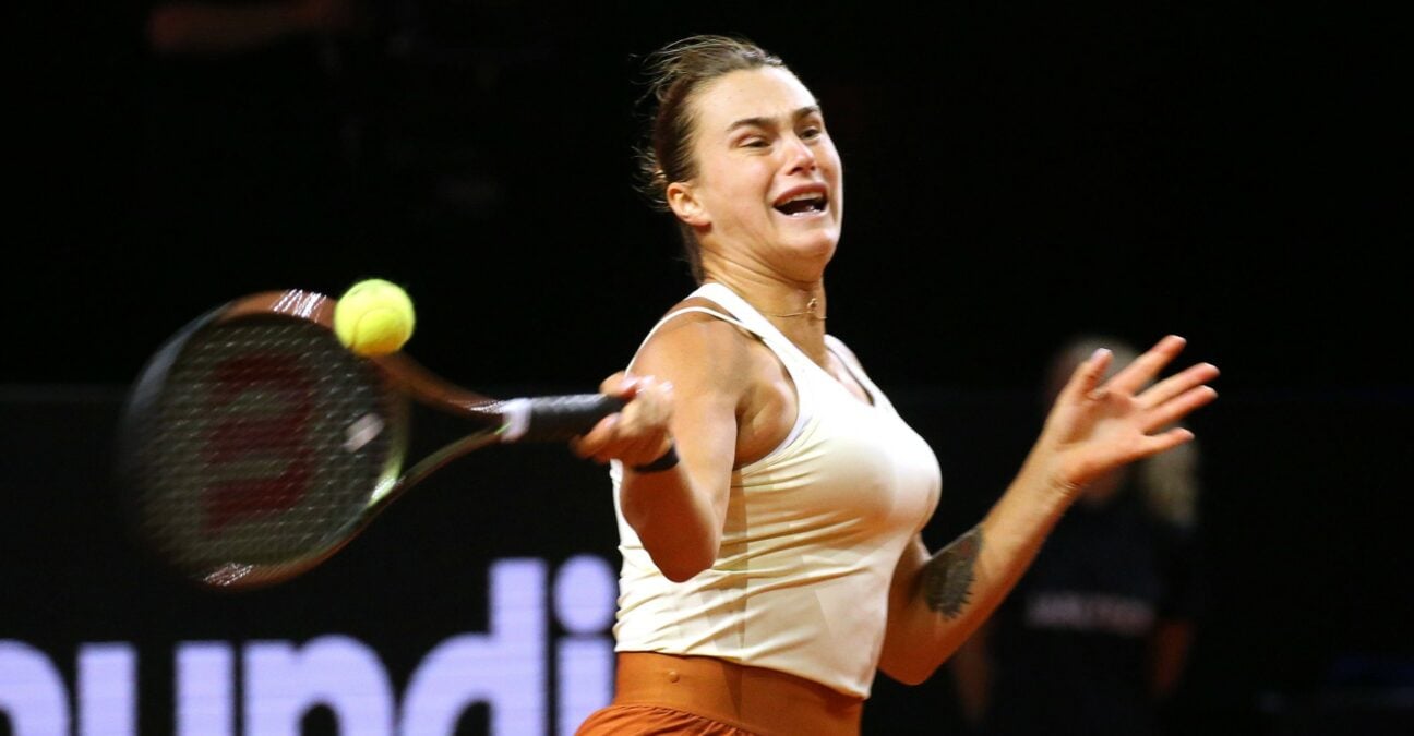 Aryna Sabalenka Stuttgart coup droit