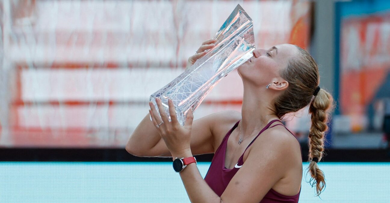Petra Kvitova Miami trophée