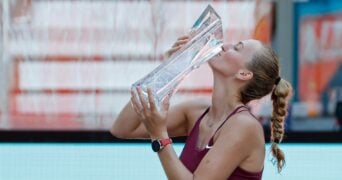 Petra Kvitova Miami trophée