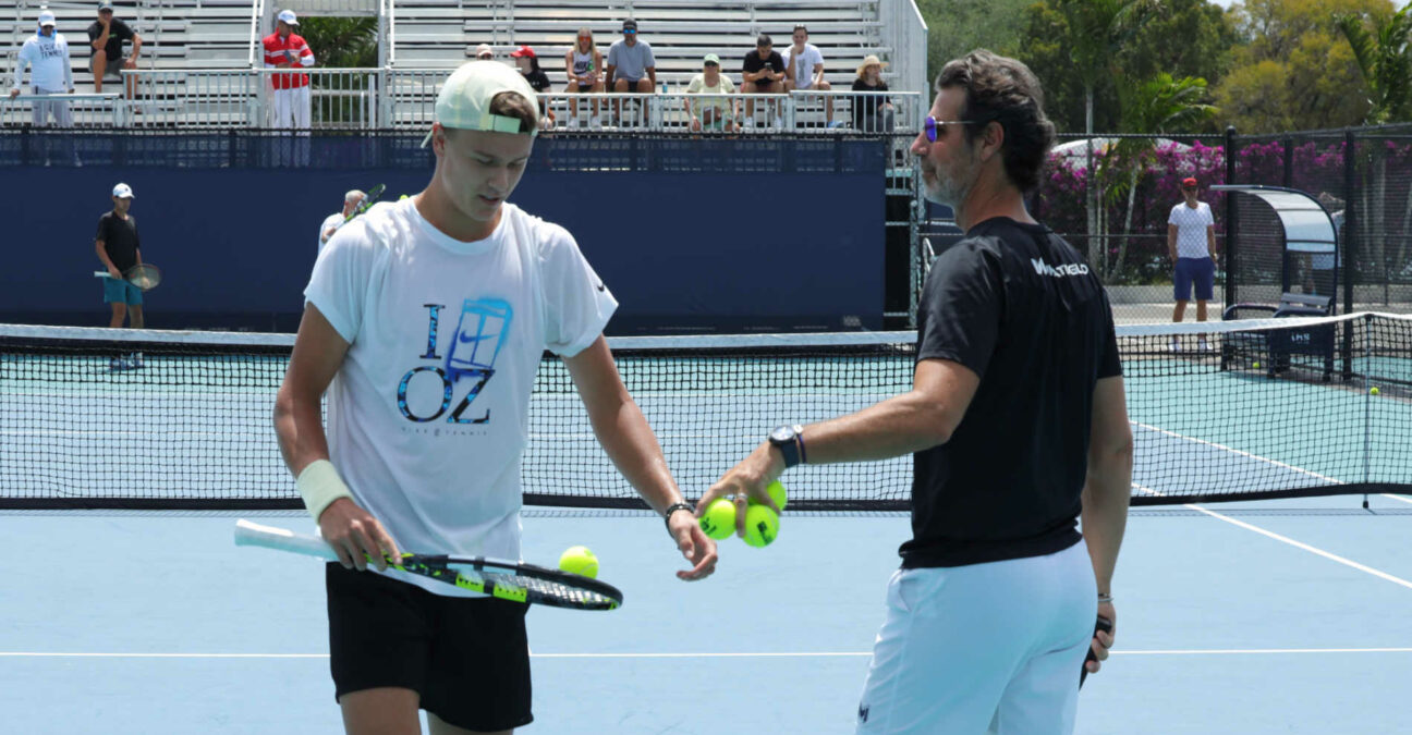 Holger Rune, Patrick Mouratoglou 2023
